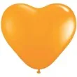 balony 6 serca qualatex pastel pomaranczowe 100 szt