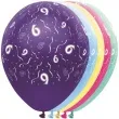 balony 6 urodziny folat mix 12 5 szt