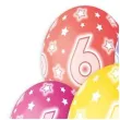 balony 6 urodziny pastel mix gemar 13 5 szt