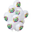 balony 70 urodziny color splash bialy folat 12 12 szt
