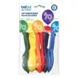 balony 70 urodziny pastel mix belbal 10 6 szt