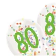 balony 80 urodziny z konfetti transparentne amscan 11 6 szt