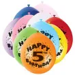 balony 9 happy 5th birthday unique pastel mix 10 szt