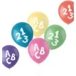 balony abc 123 mix folat 13 6 szt