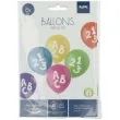 balony abc 123 mix folat 13 6 szt