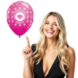 balony absolwent rozowy ciemny pastel qualatex 11 25 szt