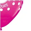 balony absolwent rozowy ciemny pastel qualatex 11 25 szt
