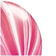 balony agat czerwono bialy pastel qualatex 11 25 szt