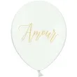 balony amour biale 12 strong 50 szt