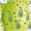 balony avocado bialo zielone gemar 13 5 szt