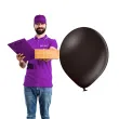 balony b85 metalik czarny belbal 10 5 100 szt
