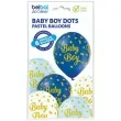 balony baby boy kropki pastel mix belbal 12 6 szt
