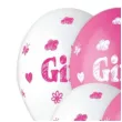 balony baby girl chmurki rozowe 13 gemar 5 szt