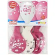 balony baby girl chmurki rozowe 13 gemar 5 szt