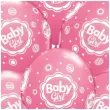 balony baby girl rozowe qualatex 11 6 szt