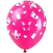 balony baby shower rozowe arpex 5 szt