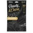 balony beauty and charm czarny pastelowy godan 12 50 szt