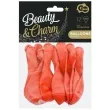 balony beauty and charm czerwone transparentne godan 12 10 szt