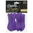 balony beauty and charm fioletowe transparentne godan 12 10 szt