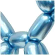 balony beauty and charm modeliny 260 niebieski platynowy godan 50 szt