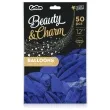 balony beauty and charm pastelowe granatowy godan 12 50 szt