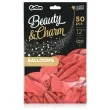 balony beauty and charm pastelowe koralowy godan 12 50 szt