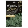 balony beauty and charm pastelowe szarozielony godan 12 50 szt