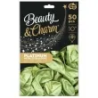 balony beauty and charm platynowe oliwkowe godan 10 50 szt