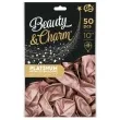 balony beauty and charm platynowe rozowe zloto godan 10 50 szt