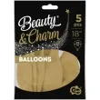 balony beauty and charm platynowe szampanski godan 18 5 szt
