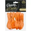 balony beauty and charm pomaranczowe transparentne godan 12 10 szt