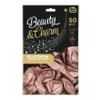 balony beauty and charm rozowe zloto platynowe godan 12 10 szt