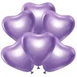 balony beauty and charm serca platynowe fioletowe jasne godan 12 6 szt