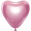 balony beauty and charm serca platynowe rozowe jasne godan 12 6 szt