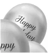 balony beauty charm happy birthday srebrny godan 12 5 szt