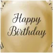 balony beauty charm happy birthday zloty godan 12 5 szt