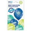 balony best dad ever dla taty mix belbal 12 6 szt