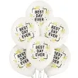 balony best day ever metalik perlowy belbal 12 6 szt