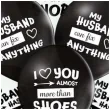 balony best husband ever bialo czarne belbal 12 6 szt