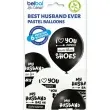 balony best husband ever bialo czarne belbal 12 6 szt