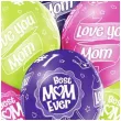 balony best mom ever dla mamy mix belbal 12 6 szt