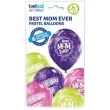 balony best mom ever dla mamy mix belbal 12 6 szt