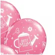 balony best mum rozowe qualatex 11 6 szt