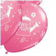 balony best mum rozowe qualatex 11 6 szt