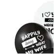 balony best wife ever bialo czarne belbal 12 6 szt