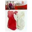 balony bialo czerwoni mix godan 10 20 szt