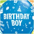 balony birthday boy mix qualatex 11 25 szt