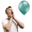 balony blyszczace zielone belbal 12 100 szt