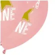 balony born to shine zlota gwiazda rozowy gemar 13 5 szt