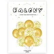 balony bride to be konfetti zloty partypal 12 10 szt
